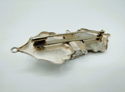 Silver brooch from Bible lock, Netherlands, 20th century