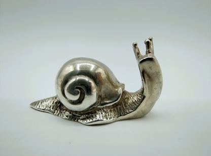 Silver miniature snail, Menegatti Fratelli spa, Vicenza