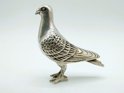 Silver miniature pigeon