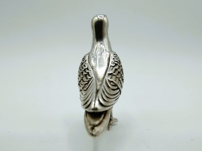 Silver miniature pigeon