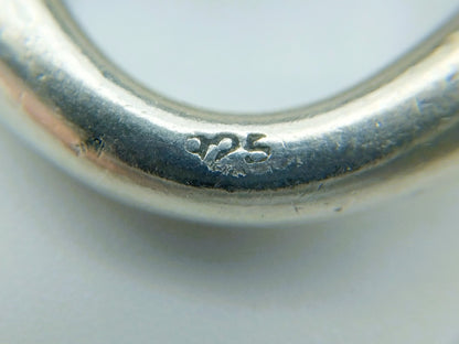 Robuuste armband met jasseron schakel en 3 bedels, 21,5 cm