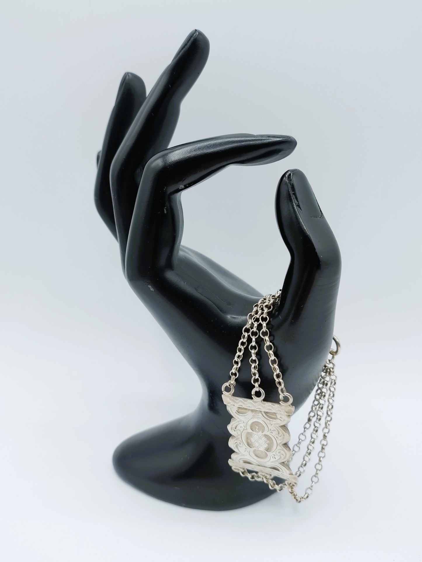 Silver Bible lock bracelet, SF Reitsma, Heerenveen, 17.5 cm 