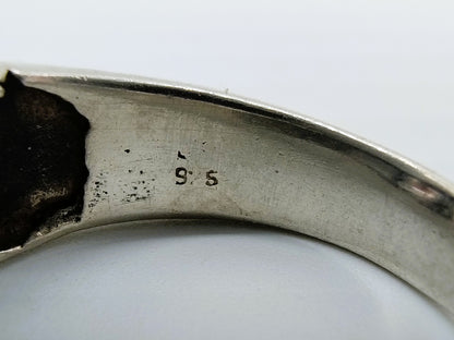 Zilveren Joodse chai ring, 18 mm