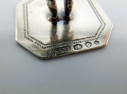 Silver miniature violinist, Gebr. Niekerk, Schoonhoven, 1988