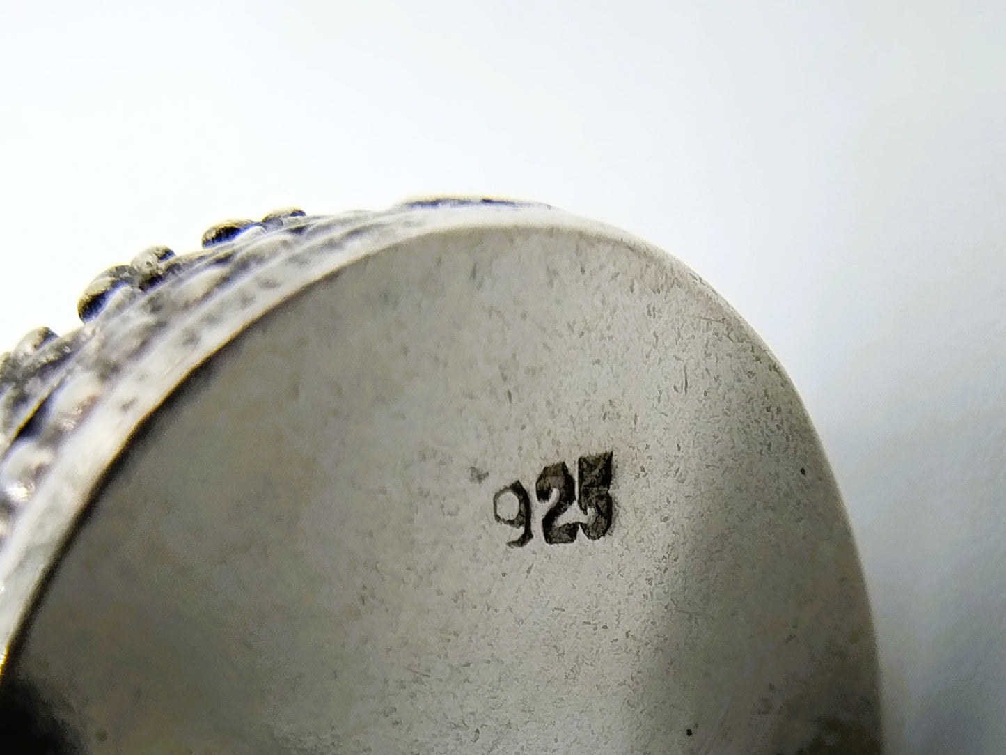 Zilveren manchetknopen met turkoois