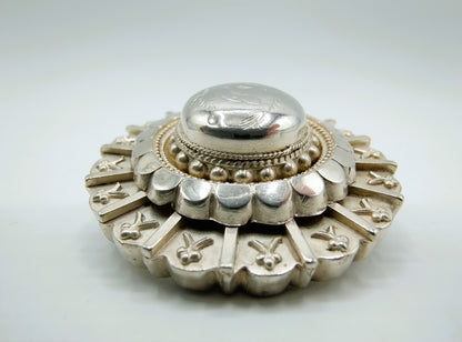 Zilveren broche, Birmingham, 1885