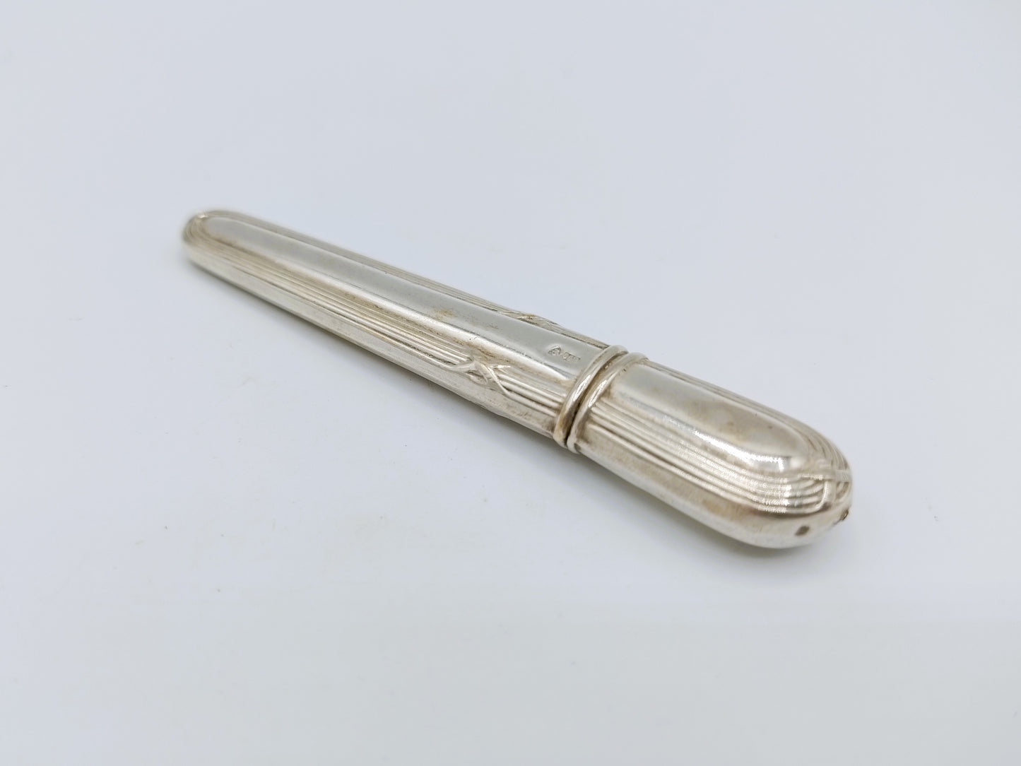 Silver needle case, Netherlands, ca. 1880