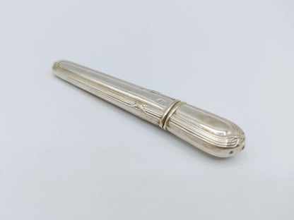 Silver needle case, Netherlands, ca. 1880