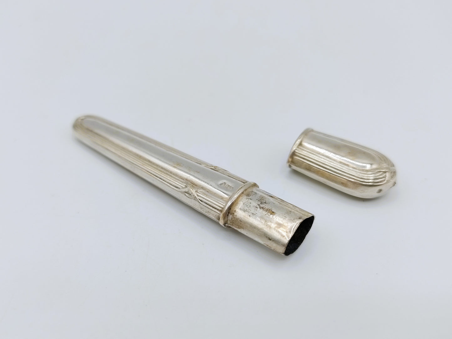 Silver needle case, Netherlands, ca. 1880