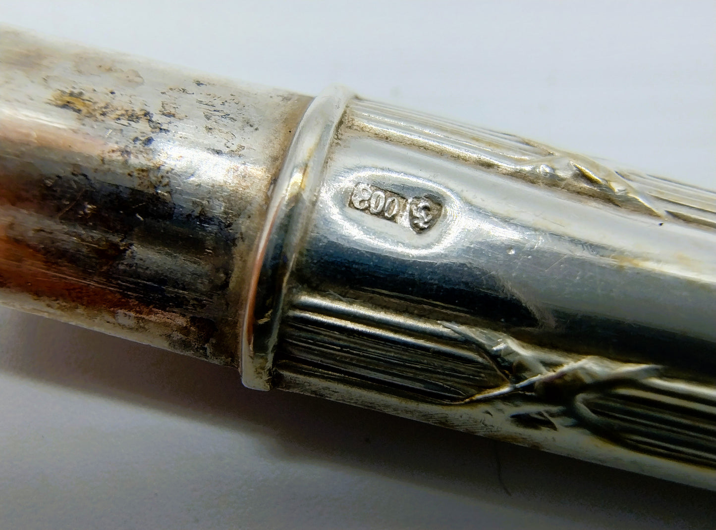 Silver needle case, Netherlands, ca. 1880