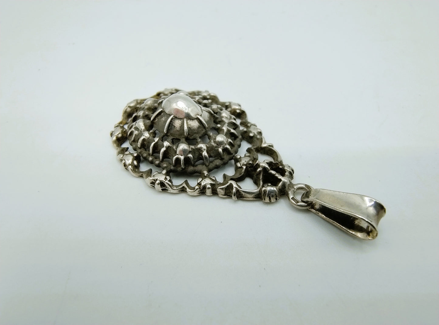 Antieke zilveren hanger