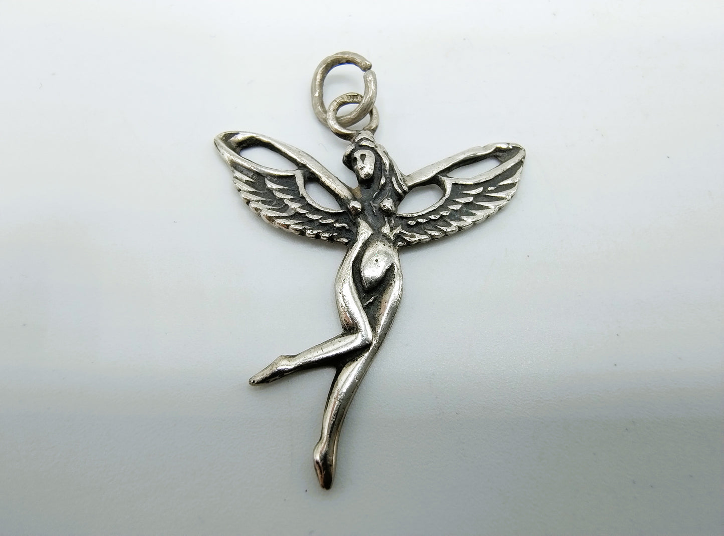 Zilveren hanger, art nouveau / jugendstil