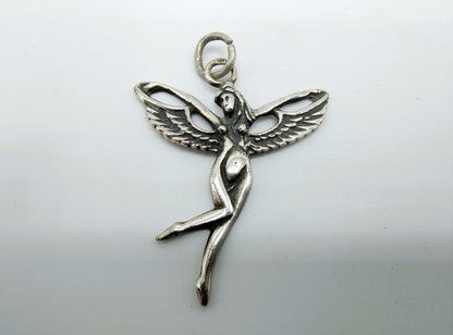 Zilveren hanger, art nouveau / jugendstil