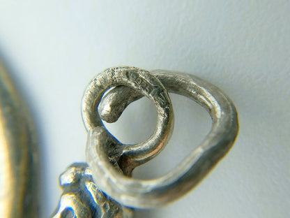 Zilveren hanger, art nouveau / jugendstil