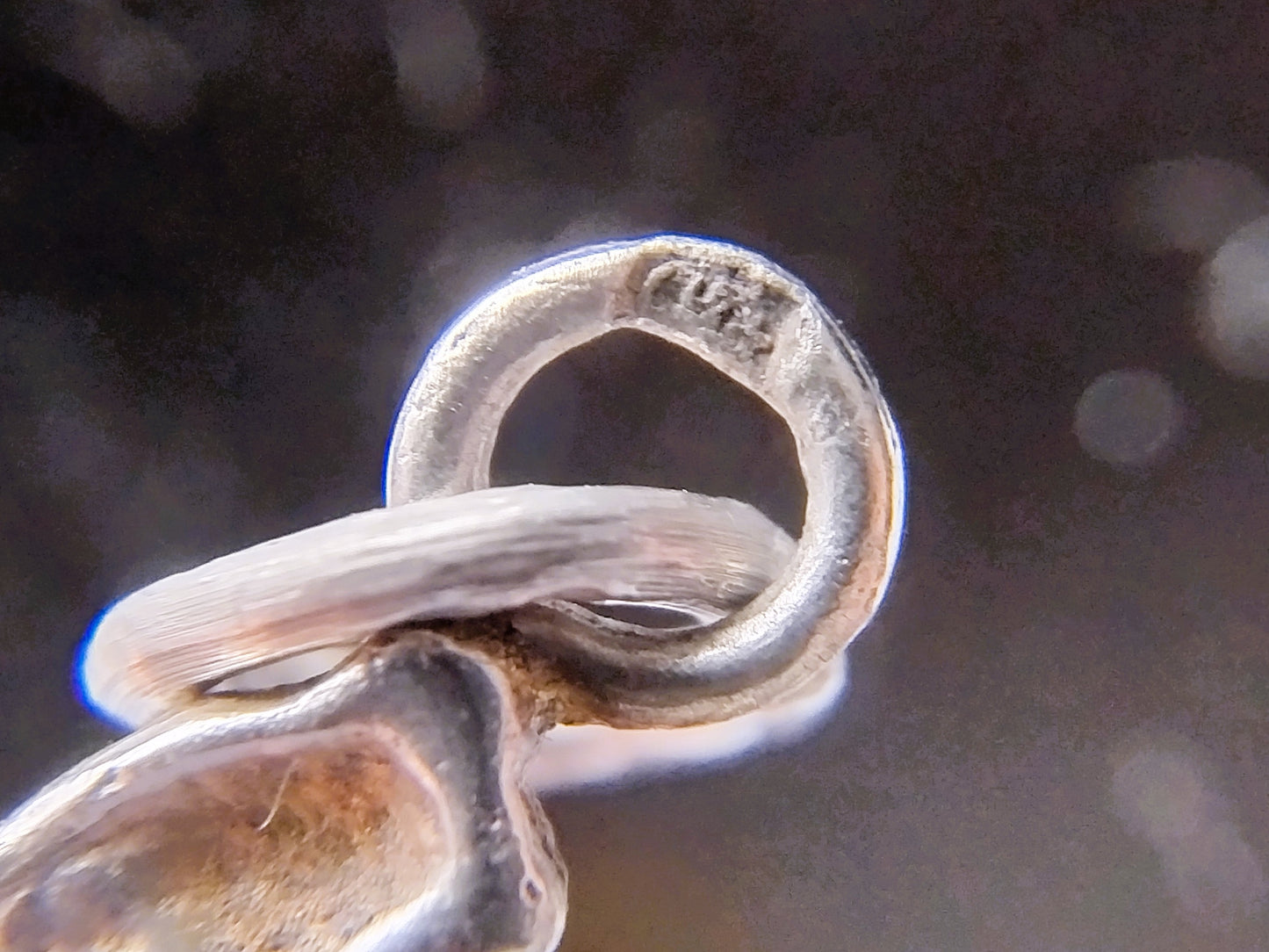 Zilveren hanger, art nouveau / jugendstil