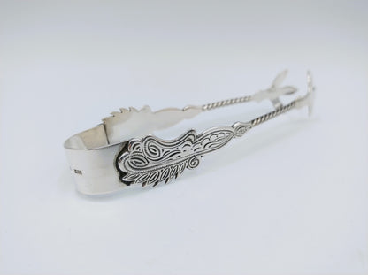 Zilveren suikerklontjestang, van der Meulen, Joure, 1982