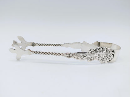 Zilveren suikerklontjestang, van der Meulen, Joure, 1982