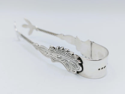 Zilveren suikerklontjestang, van der Meulen, Joure, 1982