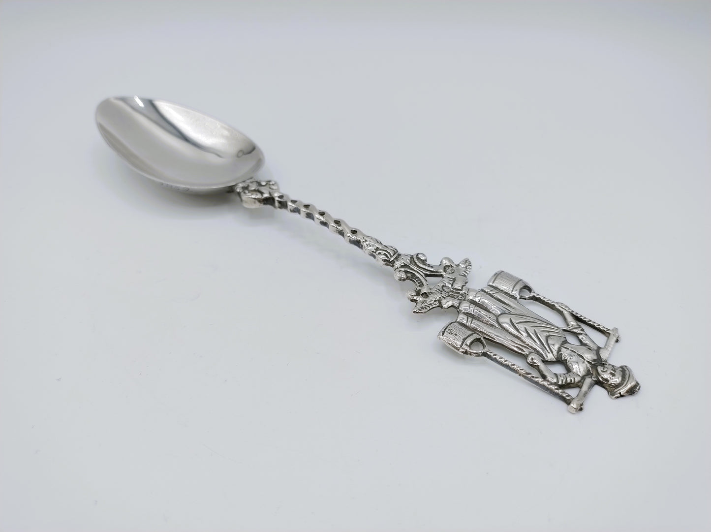 Zilveren geboortelepel, Y.T.H. van Erp, Leeuwarden, 1906