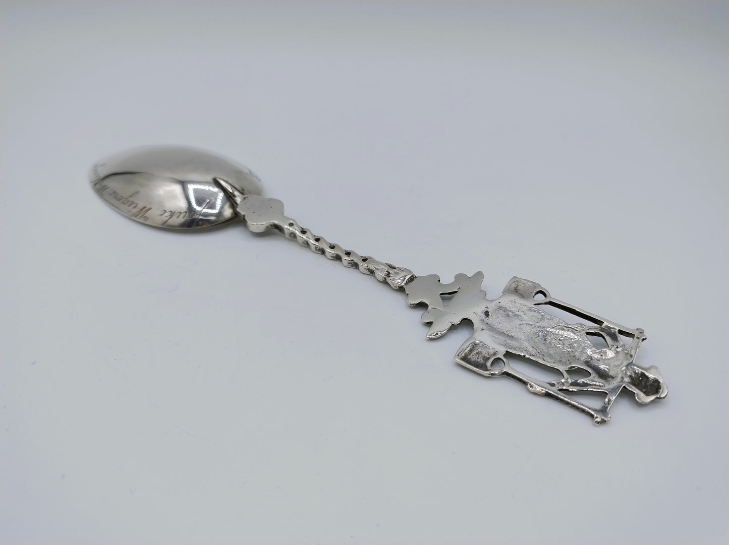 Zilveren geboortelepel, Y.T.H. van Erp, Leeuwarden, 1906