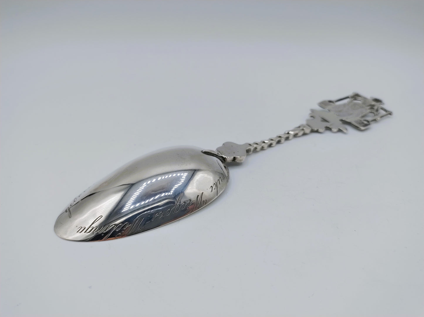 Zilveren geboortelepel, Y.T.H. van Erp, Leeuwarden, 1906