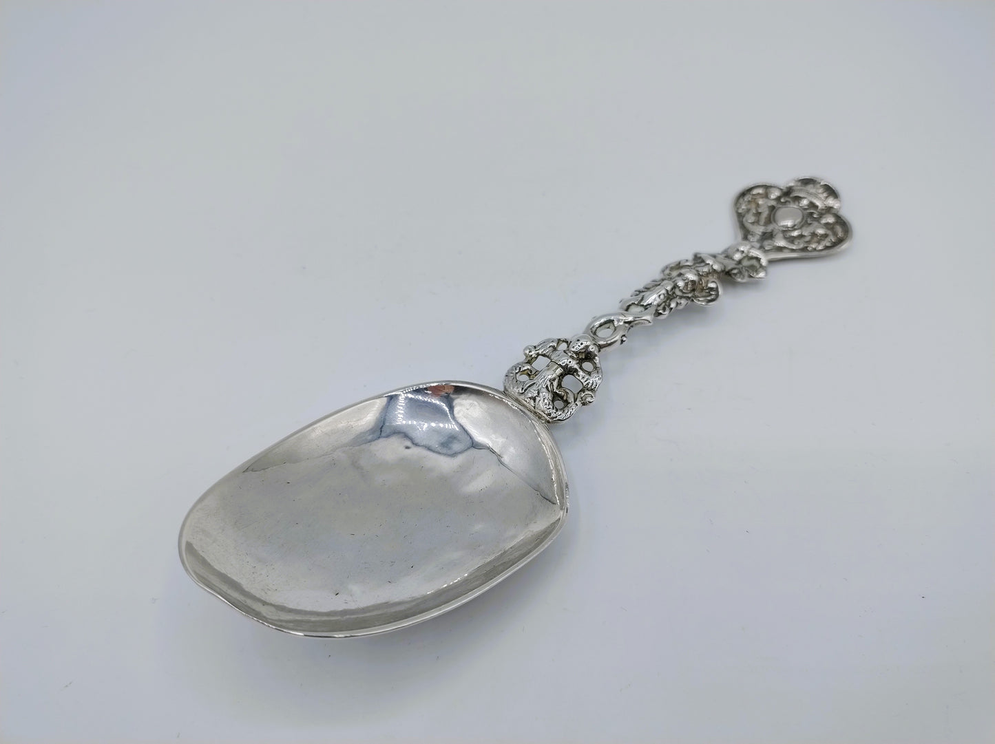 Zilveren gelegenheidslepel, F. van Goch, Dokkum, 1786