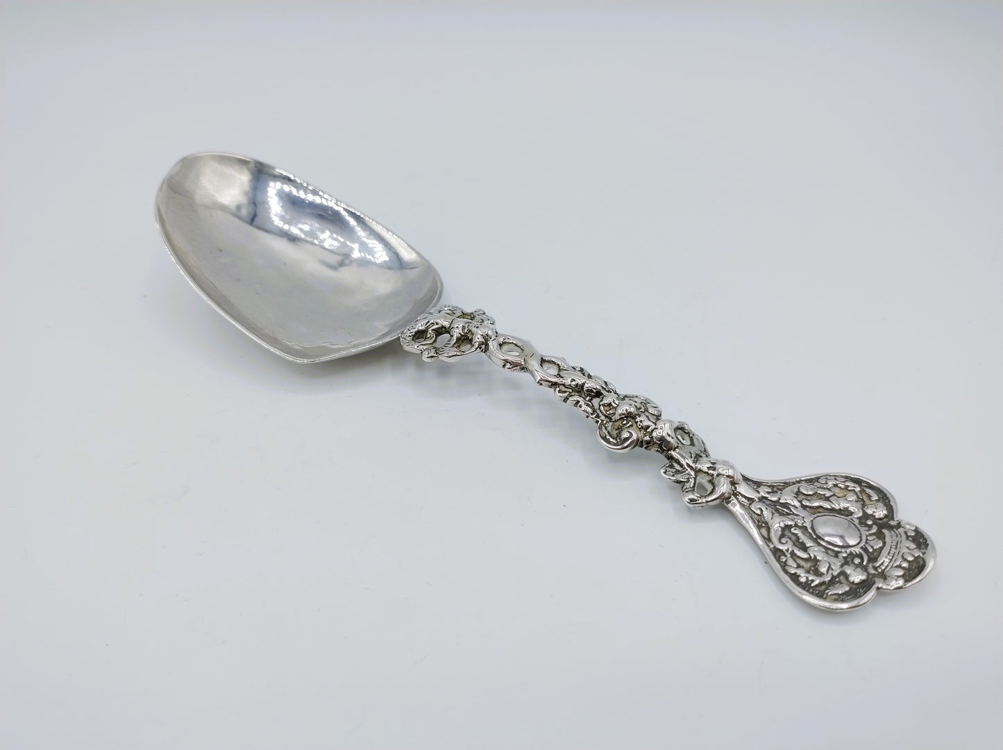 Zilveren gelegenheidslepel, F. van Goch, Dokkum, 1786