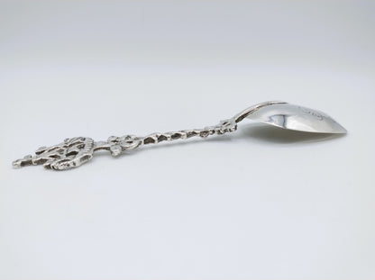 Zilveren huwelijkslepel, L.S. Hoornstra, Kollum, 18e eeuws