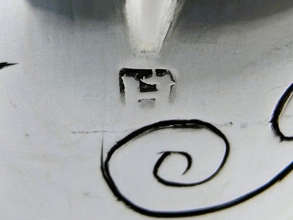 Zilveren huwelijkslepel, L.S. Hoornstra, Kollum, 18e eeuws