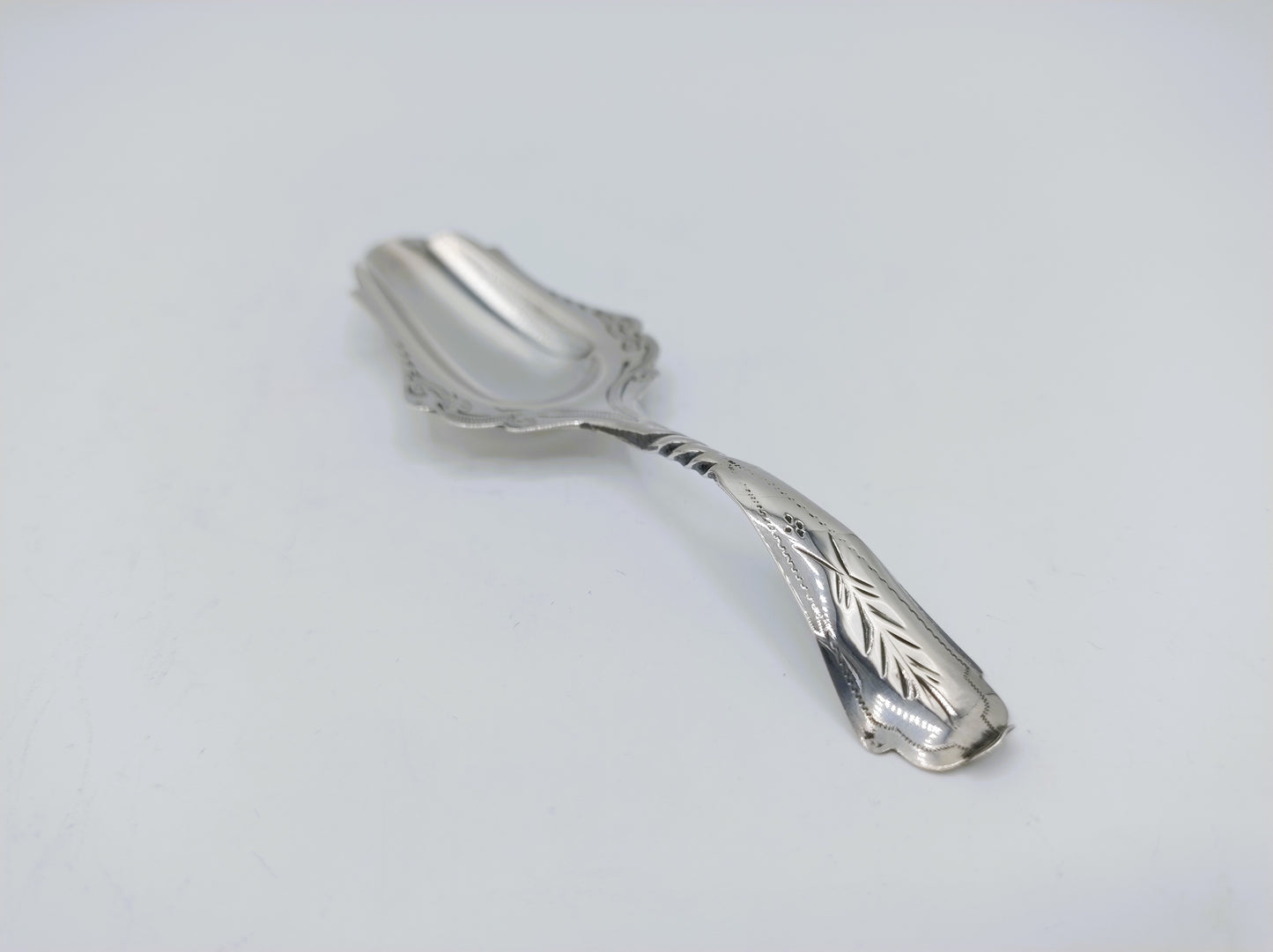 Zilveren suikerlepel, G. van de Bergh Lzn, Schoonhoven