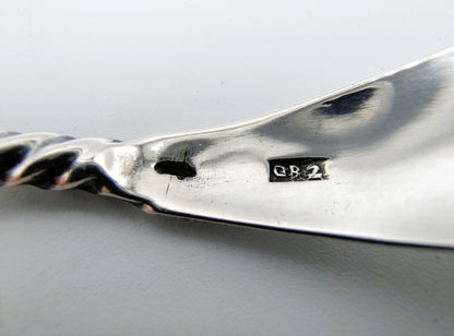 Zilveren suikerlepel, G. van de Bergh Lzn, Schoonhoven