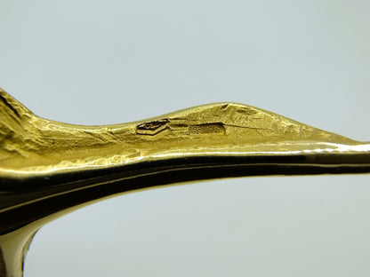 18 Karaats gouden design kruis hanger