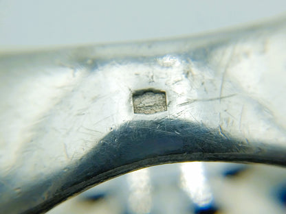 Robust silver men's ring with owl, 21 mm