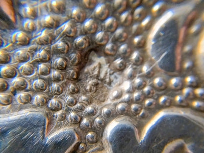 Silver brooch made from a book piece, AG Kijlstra, Drachten, 19th century