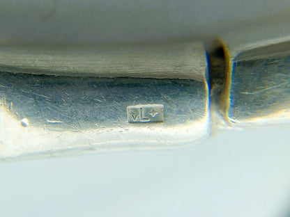 Silberne Halskette mit verschiedenen Zirkonia, 44 cm