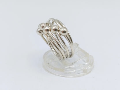 Silver design ring, 17 mm