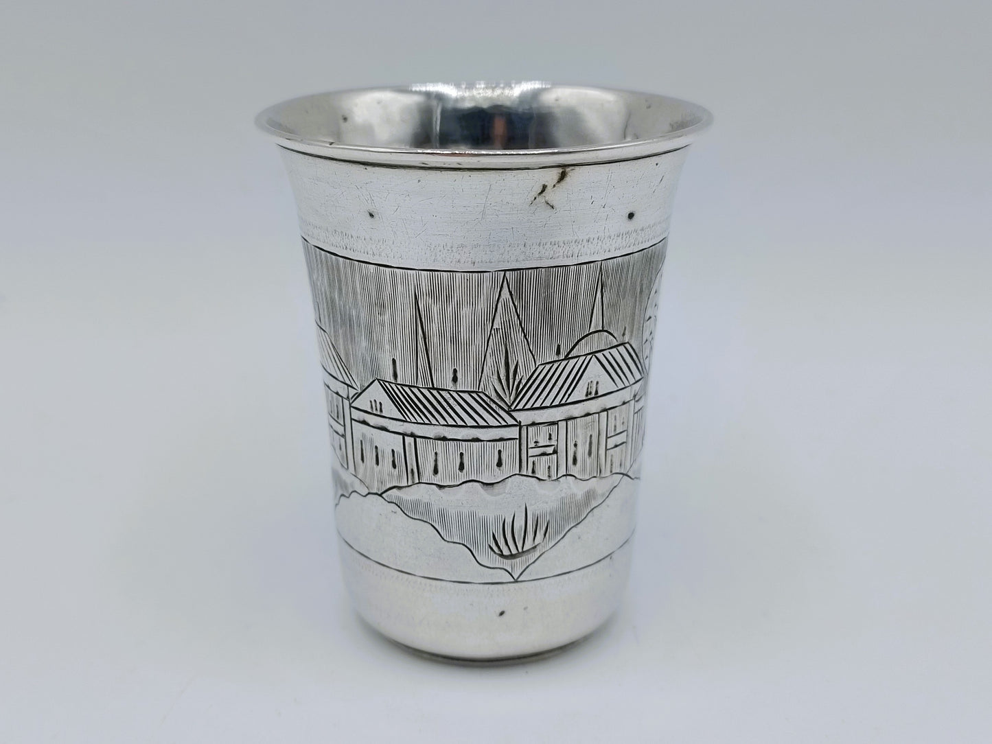 Silberner Kidduschbecher, I. Lozinsky, Moskau, 1880