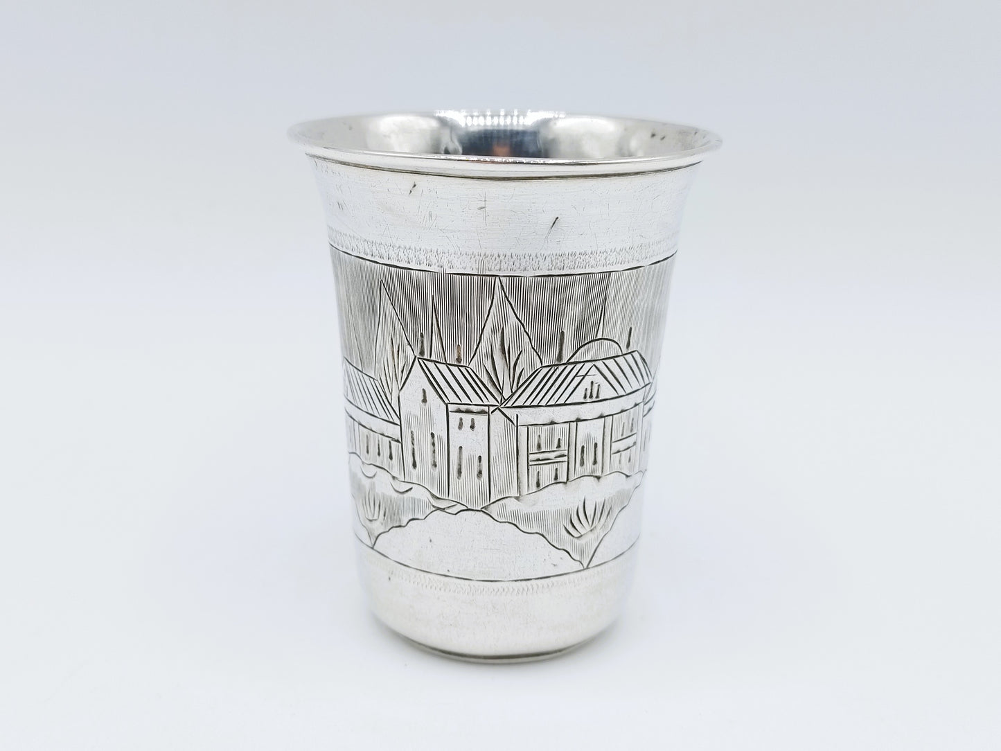 Silberner Kidduschbecher, I. Lozinsky, Moskau, 1880