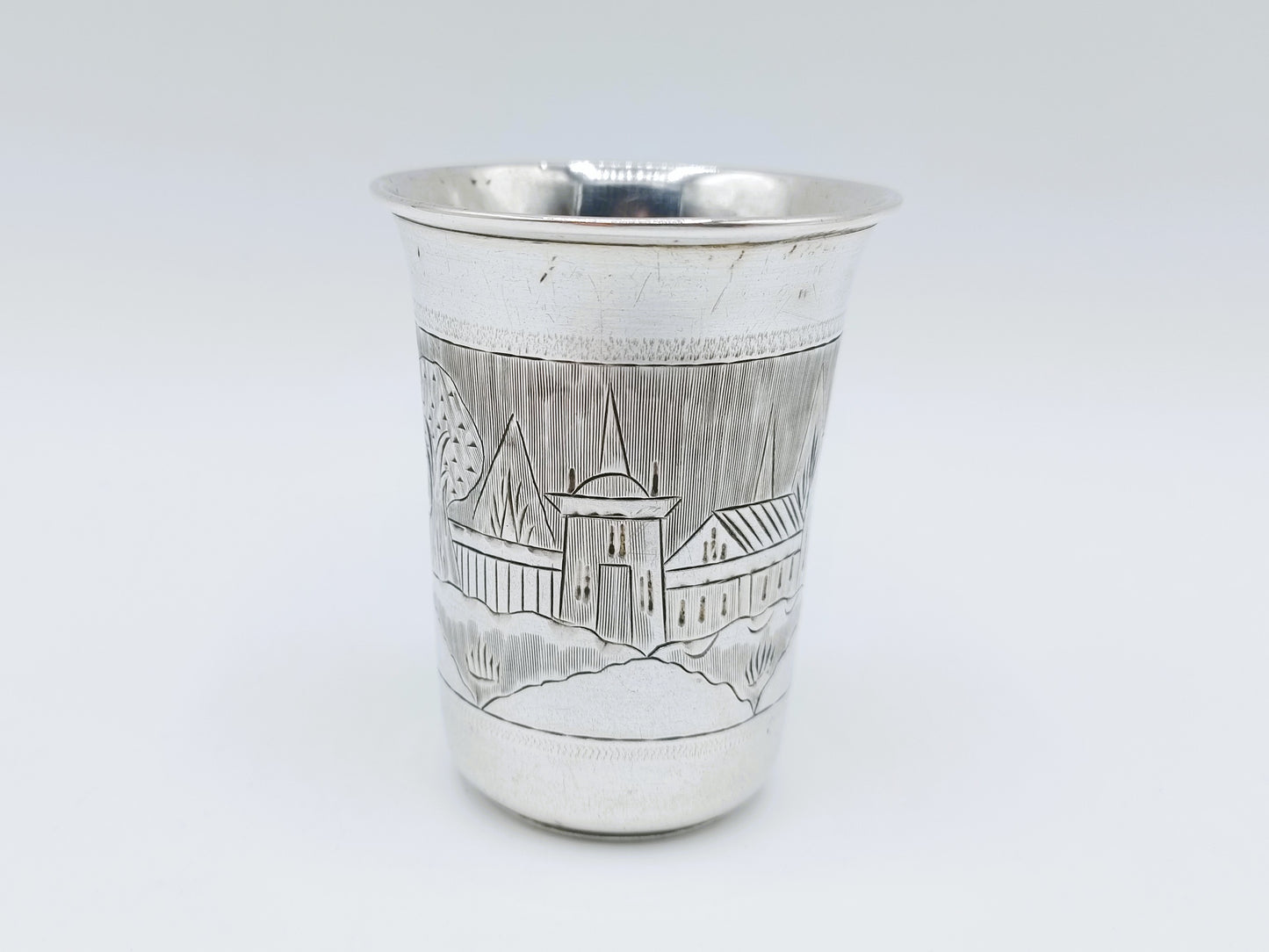 Silberner Kidduschbecher, I. Lozinsky, Moskau, 1880