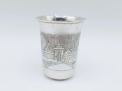 Silberner Kidduschbecher, I. Lozinsky, Moskau, 1880