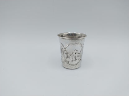 Silberner Kidduschbecher, Erben IE Zakhoder, Berdichev, 1907