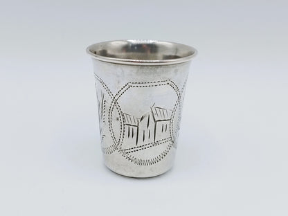 Silberner Kidduschbecher, Erben IE Zakhoder, Berdichev, 1907