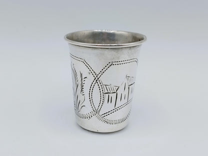 Silberner Kidduschbecher, Erben IE Zakhoder, Berdichev, 1907