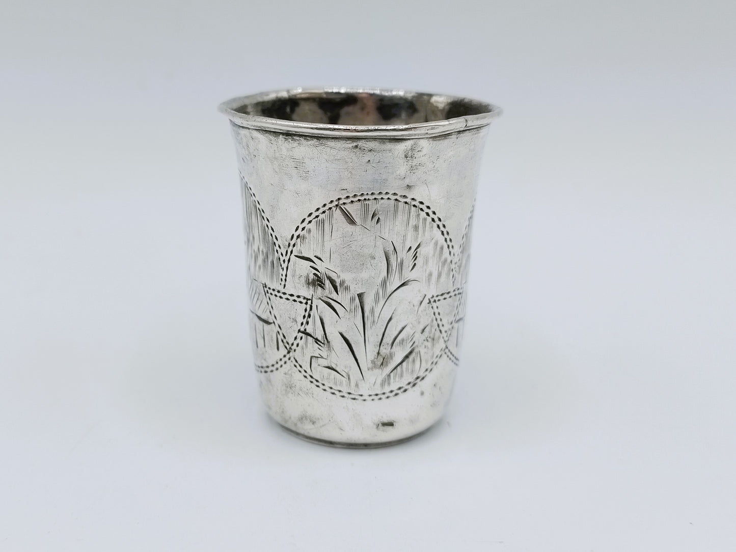 Zilveren kiddush cup, G. Ravkin, Berdichev, 1896