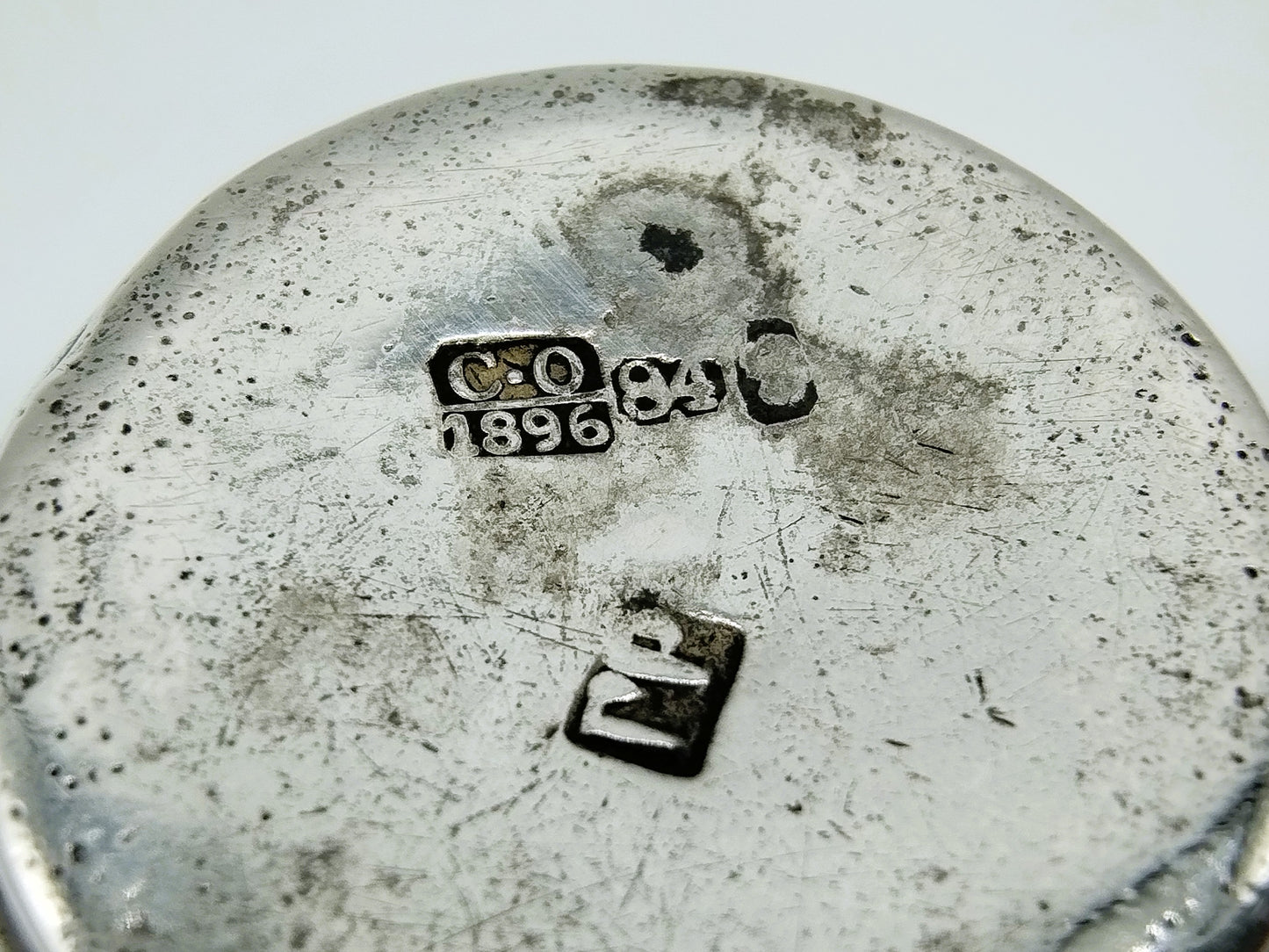 Zilveren kiddush cup, G. Ravkin, Berdichev, 1896