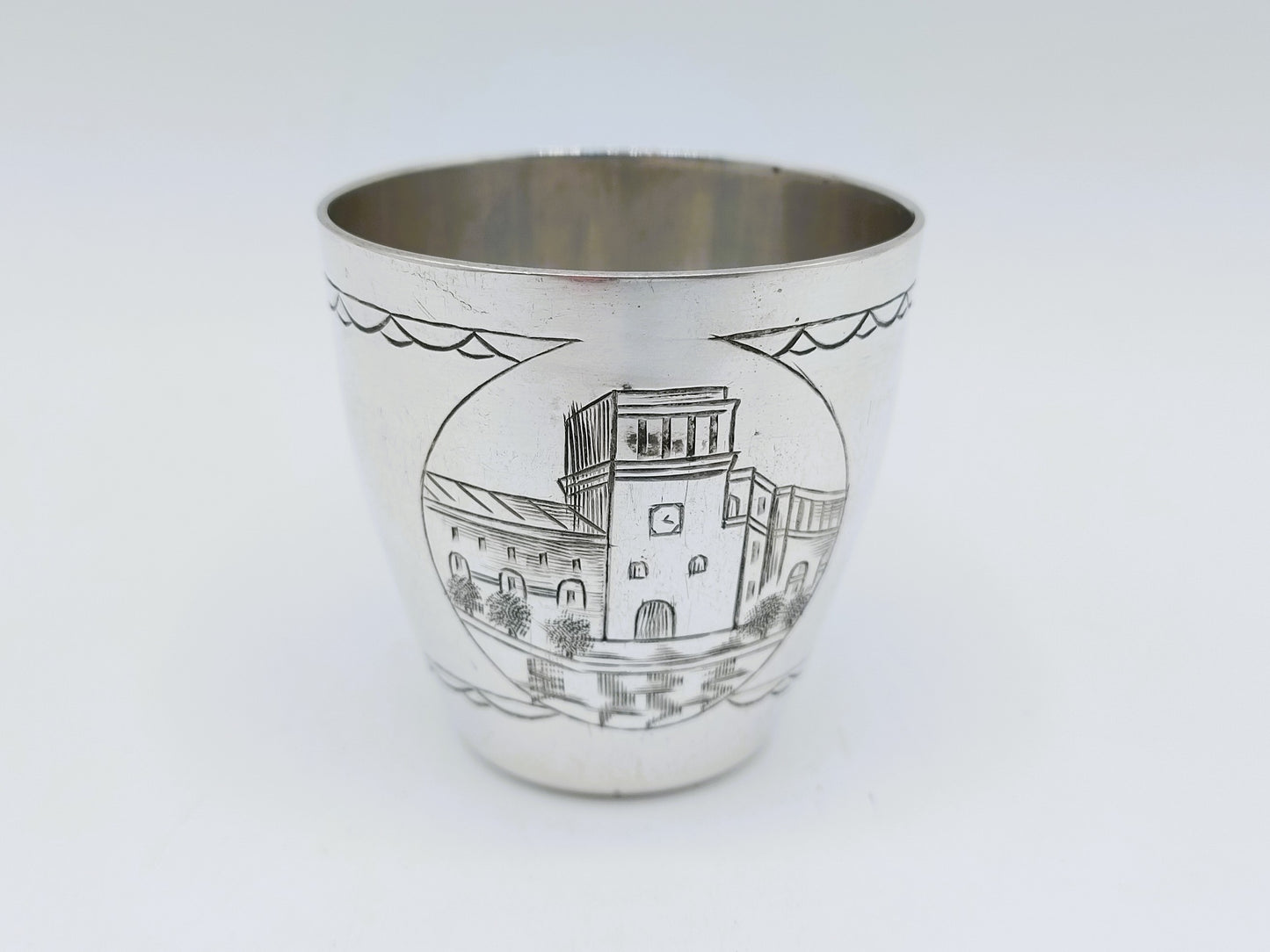 Silver shot glass, Yerevan, 1974