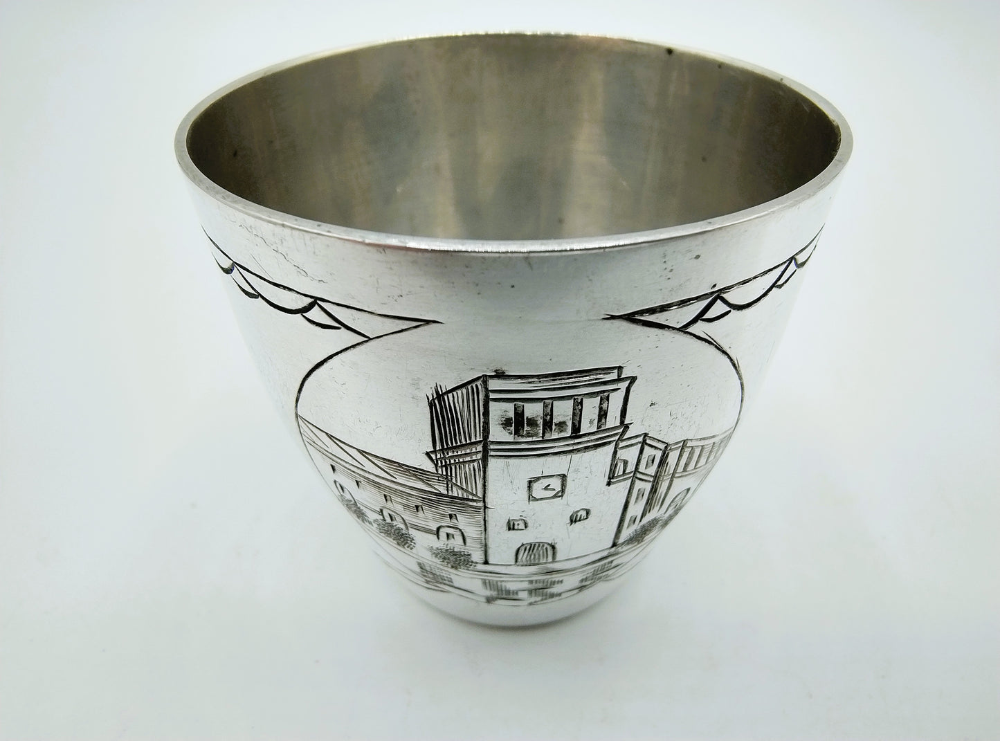Silver shot glass, Yerevan, 1974