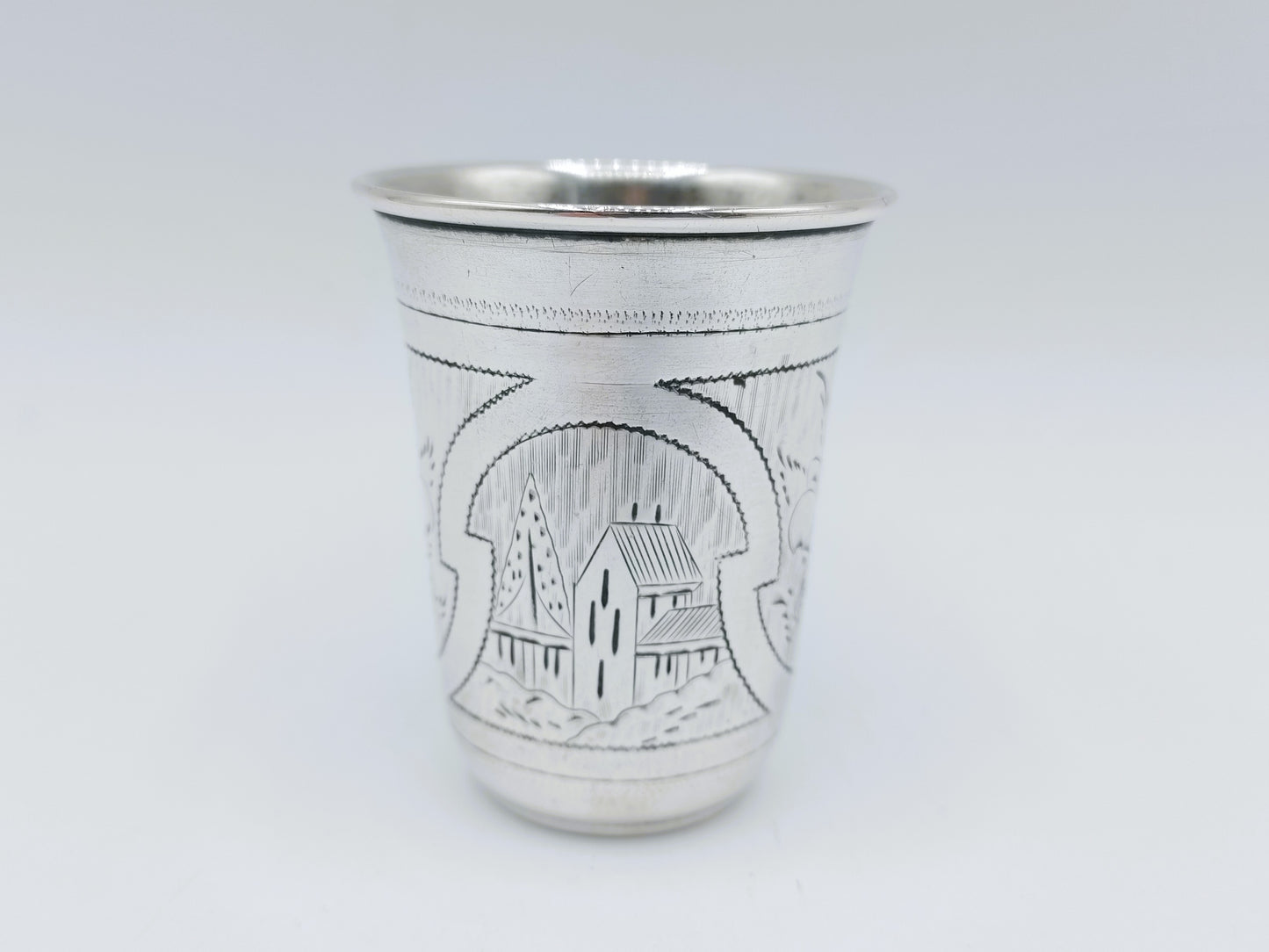 Silberner Kidduschbecher, I. Lozinsky, Moskau, 1881