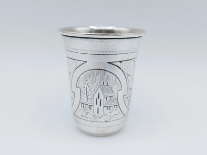 Silberner Kidduschbecher, I. Lozinsky, Moskau, 1881