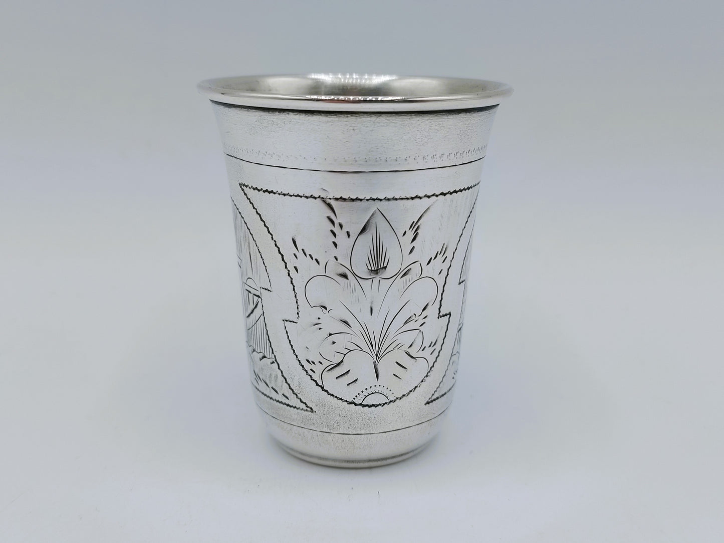 Silberner Kidduschbecher, I. Lozinsky, Moskau, 1881